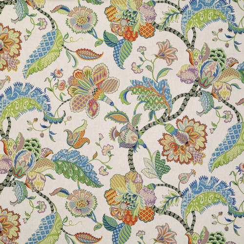 P Kaufmann Fabrics Floriana Carnival Reproduction Jacobean Floral