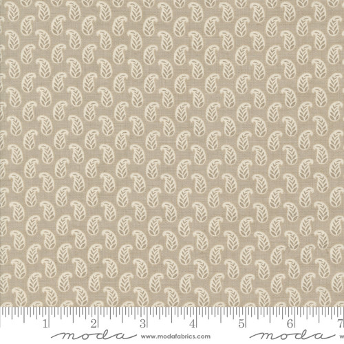 Moda Fabrics Rouenneries Trois French General Cherie Set Paisley Roche Grey