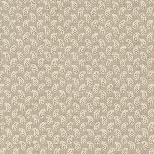 Moda Fabrics Rouenneries Trois French General Cherie Set Paisley Roche Grey