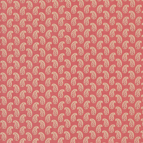 Moda Fabrics Rouenneries Trois French General Cherie Set Paisley Faded Red