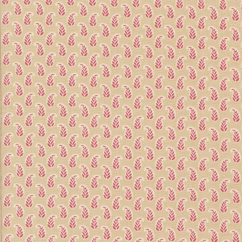 Moda Fabrics Rouenneries Trois French General Cherie Set Paisley Oyster Cream