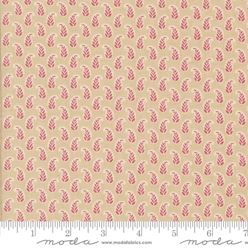 Moda Fabrics Rouenneries Trois French General Cherie Set Paisley Oyster Cream