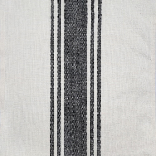 Moda Urban Cottage Ivory Black Stripe 16 Inch Cotton Toweling