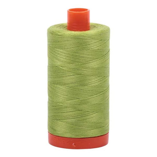 Aurifil Cotton Mako Thread 50 Weight 1422 Yards Spring Green