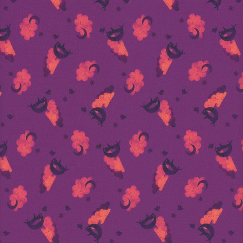 Dear Stella Fabrics Phoebe by Pammie Jane Beets Purple Moon Unit