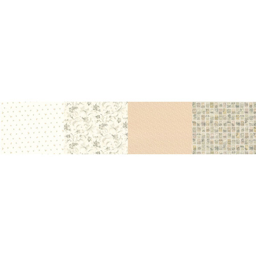 Moda Fabrics 50 Years Of Moda Parchment 4 in One Blender Print Natural Cream