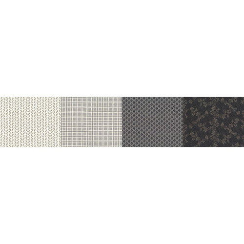 Moda Fabrics 50 Years Of Moda Grey 4 in One Blender Print Grey