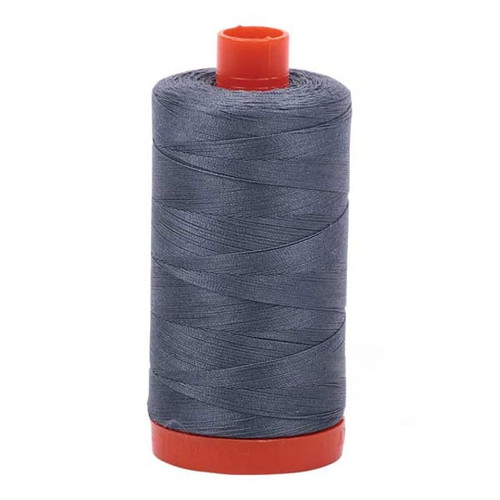 Aurifil Cotton Mako Thread 50 Weight 1422 Yards Dark Grey