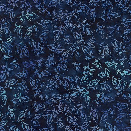 Timeless Treasures Fabrics Bluebell Tonga Batiks Sapphire Little Buds