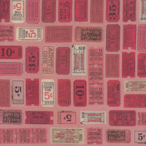 FreeSpirit Fabrics Red Palette by Tim Holtz Red Tickets Red