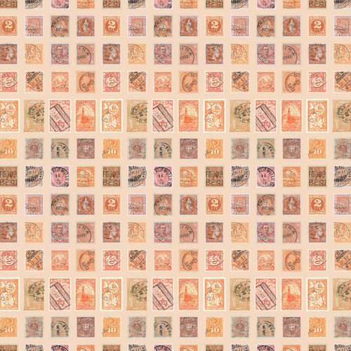 FreeSpirit Fabrics Orange Palette by Tim Holtz Orange Stamps Orange