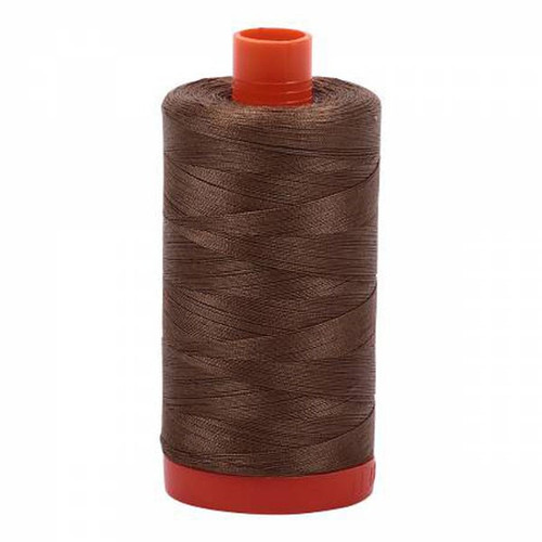 Aurifil Cotton Mako Thread 50 Weight 1422 Yards Coconut Dark Sandstone