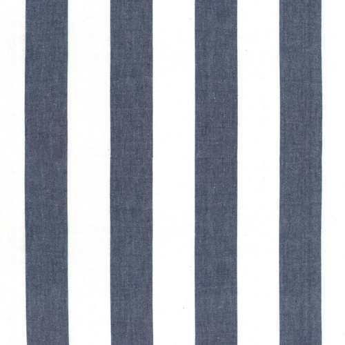 Moda Fabrics Picnic Point Tea Toweling 16 Inch Wide Blue Flag Stripe