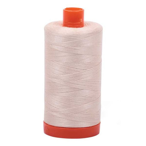 Aurifil Cotton Mako Thread 50 Weight 1422 Yards Beige Light Sand