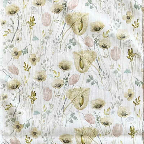 Hamilton Fabrics Sloane Pastel Watercolor Poppies Floral