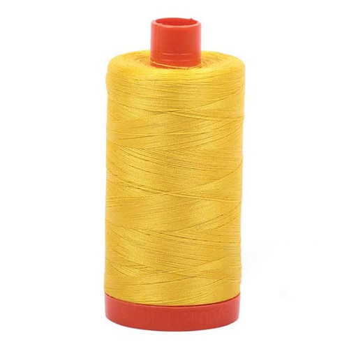 Aurifil Cotton Mako Thread 50 Weight 1422 Yards Canary