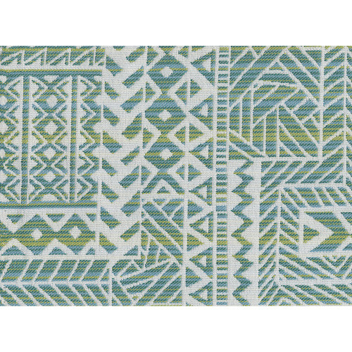 Covington Fabrics Nerissa Ocean Outdoor Woven Tile Patchwork