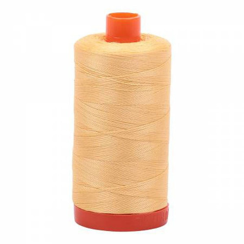 Aurifil Cotton Mako Thread 50 Weight 1422 Yards Medium Butter