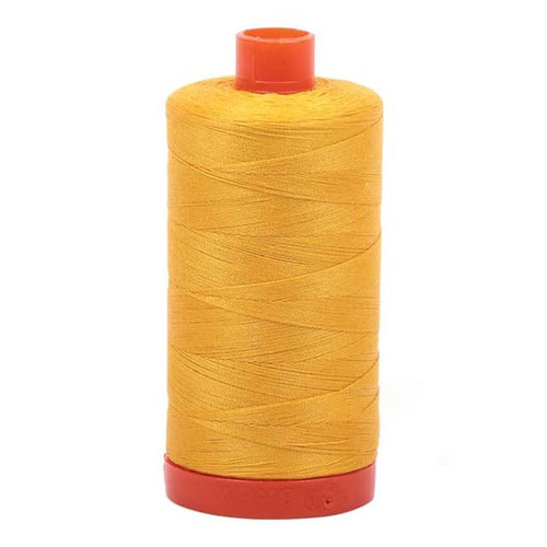 Aurifil Cotton Mako Thread 50 Weight 1422 Yards Yellow