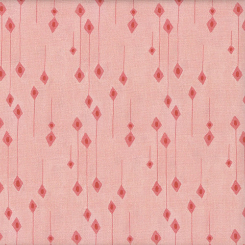 Dear Stella Fabrics Sweet Purrennials by Leezaworks Shell Garden Diamonds