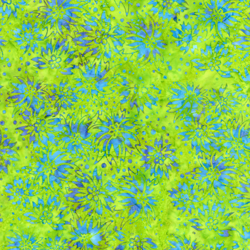 Timeless Treasures Fabrics Royalty Tonga Batiks Jasper Floral