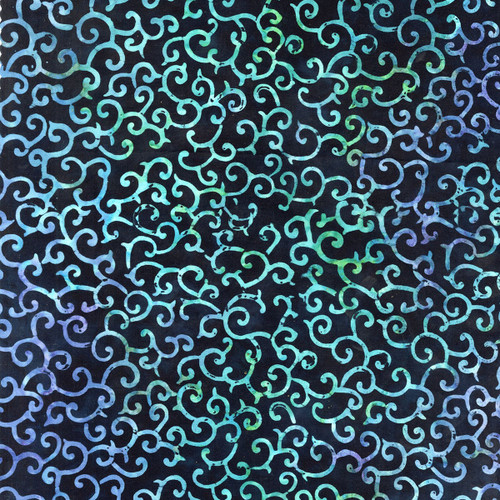 Timeless Treasures Fabrics 108 Inch Wide Tonga Batik Quilt Back Reef Iron Scrollwork