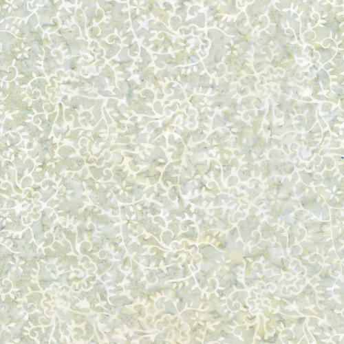 Timeless Treasures Fabrics Stormy Sea Tonga Batiks Wing and a Prayer Mist Sprigs