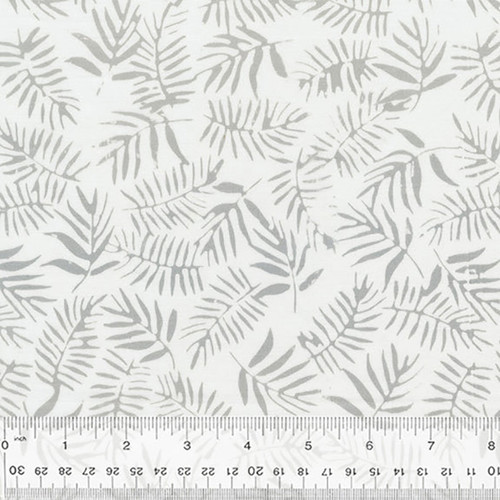 Windham Fabrics Anthology Fabrics Baliscapes Silencio Batiks Ferns Silence Cream