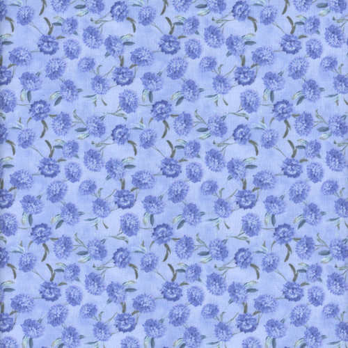 Wilmington Prints Morning Blooms by Danhui Nai Blue Purple Small Tossed Flowers