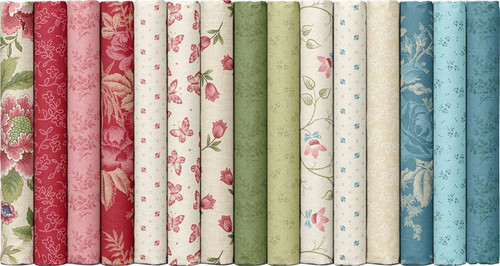 Marcus Fabrics Cottage Florals Kellie Beckwith 15 Fat Quarters
