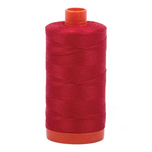Aurifil Cotton Mako Thread 50 Weight 1422 Yards Red