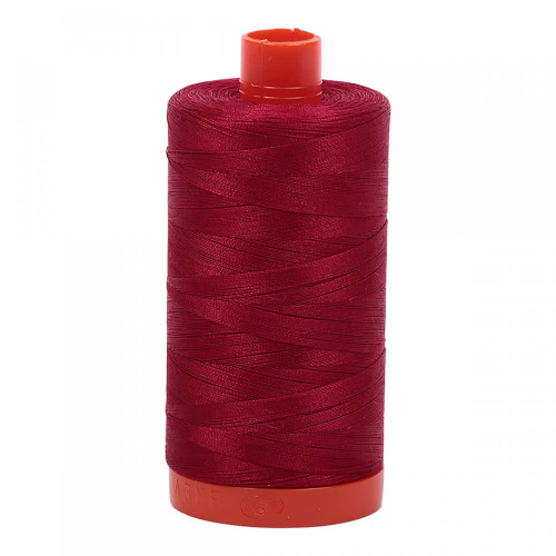 Aurifil Cotton Mako Thread 50 Weight 1422 Yards Red Wine