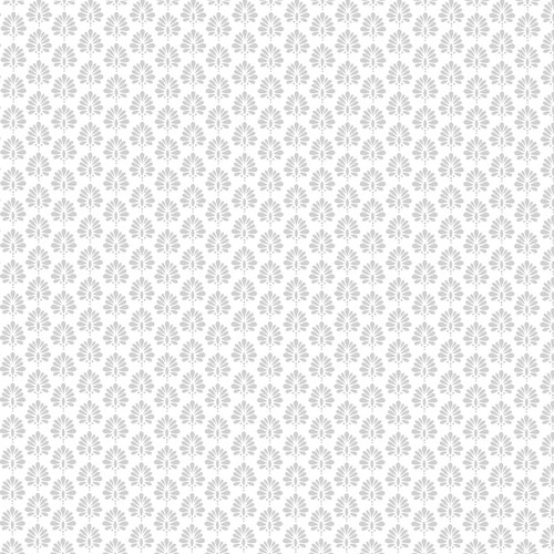 Timeless Treasures Fabrics Whiteout White on White White Scallop Wallpaper