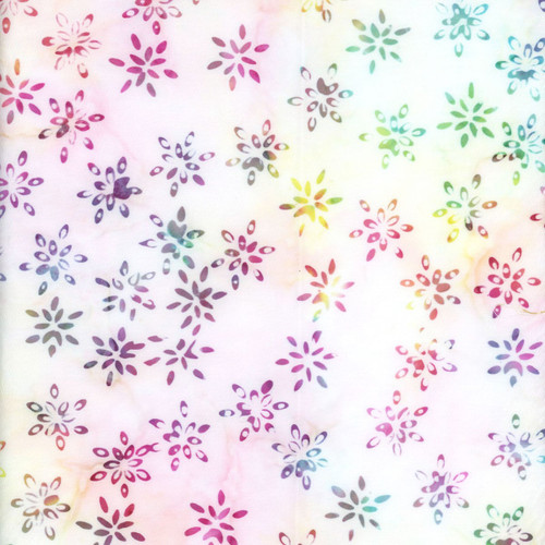 Windham Fabrics Anthology Batiks Jacqueline de Jonge Fairy Land Fairy Dust Sparking Flowers