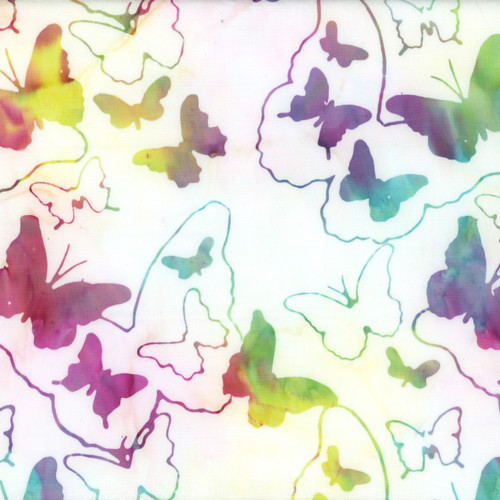 Windham Fabrics Anthology Batiks Jacqueline de Jonge Fairy Land Fairy Dust Butterflies