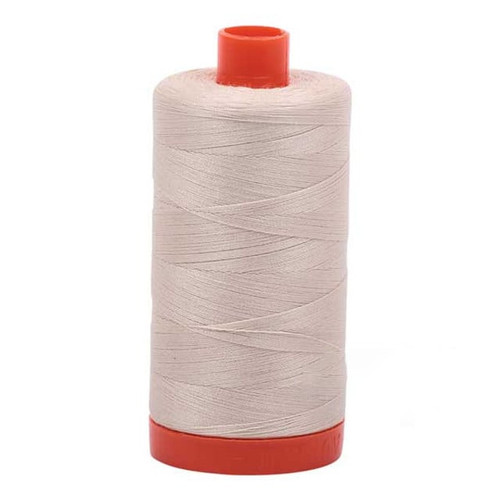 Aurifil Cotton Mako Thread 50 Weight 1422 Yards Light Beige