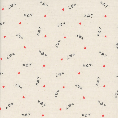 Windham Fabrics Miniatures Whistler Studios Love Letter I Heart You