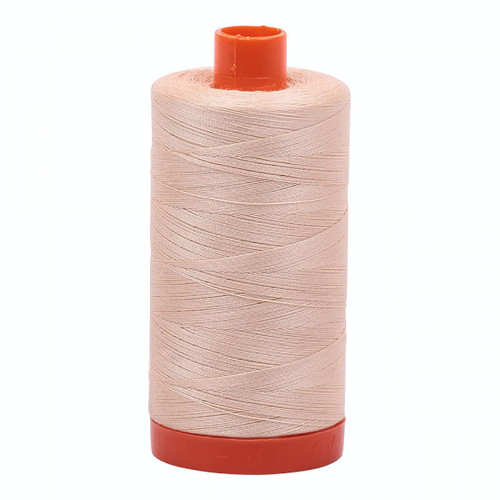 Aurifil Cotton Mako Thread 50 Weight 1422 Yards Pale Flesh