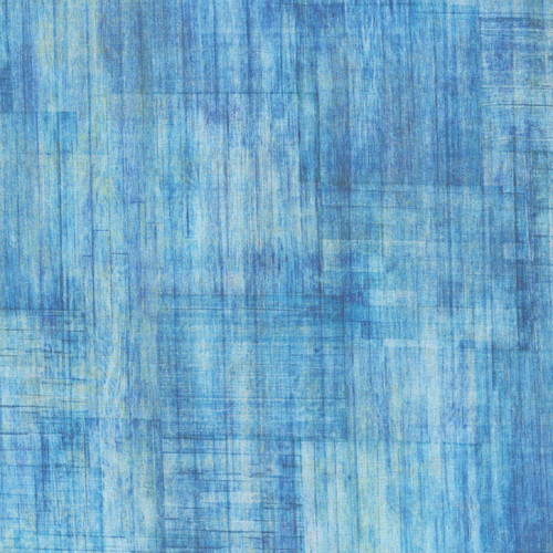 Quilting Treasures Fabrics Into the Woods by Dan Morris Wood Grain Texture Blue