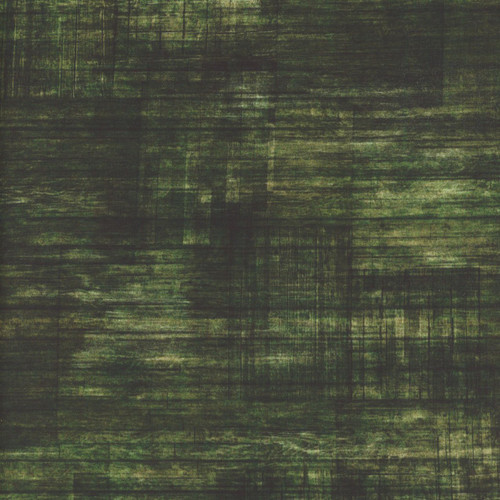 Quilting Treasures Fabrics Into the Woods by Dan Morris Wood Grain Texture Forest Green