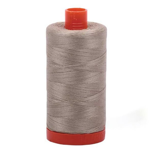 Aurifil Cotton Mako Thread 50 Weight 1422 Yards Stone