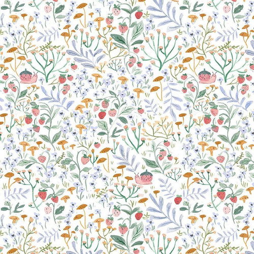 Dear Stella Fabrics 108 Inch Wide Quilt Backing White The Berry Best