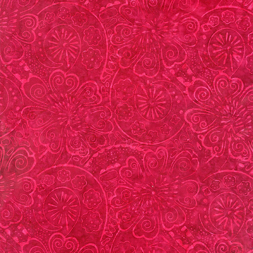 Timeless Treasures Fabrics USA Tonga Batiks Chief Painted Flowers And Swirls