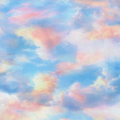 Windham Fabrics Landscapes Whistler Studios Sky Blue Cotton Candy Skies