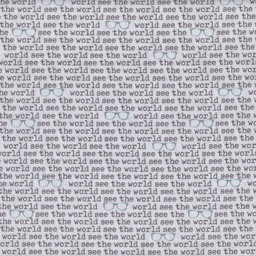 Clothworks Fabrics Explore by Dan DiPaolo Gray See the World