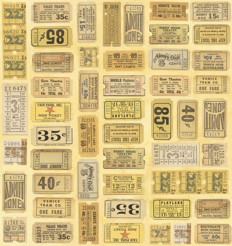 Free Spirit Fabrics Palette Yellow by Tim Holtz Eclectic Elements Yellow Tickets Yellow