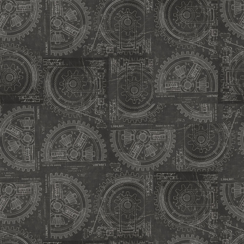 Free Spirit Fabrics Palette Neutral by Tim Holtz Eclectic Elements Neutral Gears Neutral