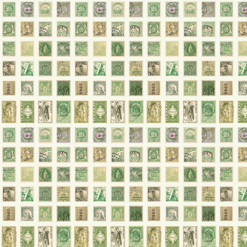 Free Spirit Fabrics Palette Green by Tim Holtz Eclectic Elements Green Stamps Green