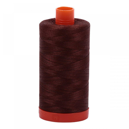 Aurifil Cotton Mako Thread 50 Weight 1422 Yards Chocolate