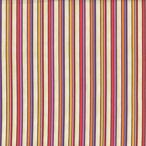 Elizabeth's Studios Fabrics For The Love Of Sunflowers Cream Stripe